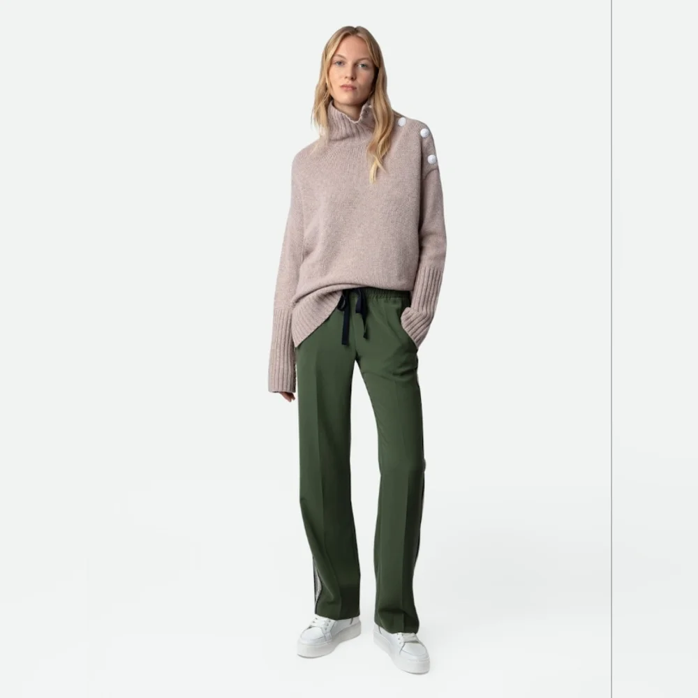 Zadig Voltaire Pomy Crepe Track Pants - Picture 1 of 10